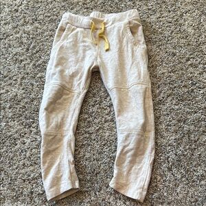 Kids Beige Jogger Pants with Yellow Drawstring imps and elf’s sz. 9-12